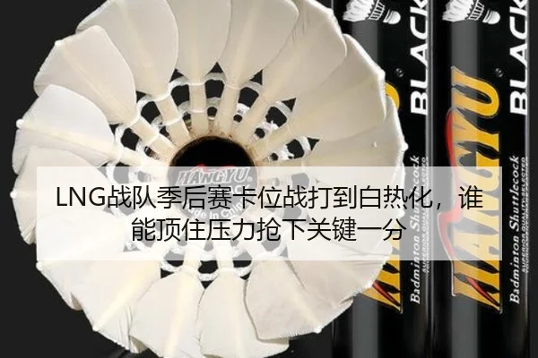 LNG战队季后赛卡位战打到白热化，谁能顶住压力抢下关键一分